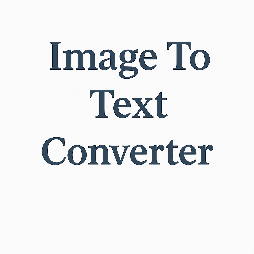 image to text converter